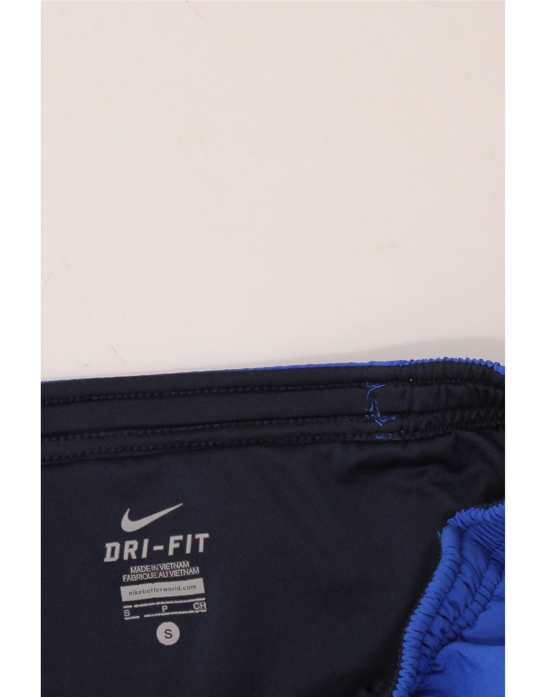 NIKE Mens Dri Fit Sport Shorts Small  Blue Polyester Vintage Nike and Second-Hand Nike from Messina Hembry 