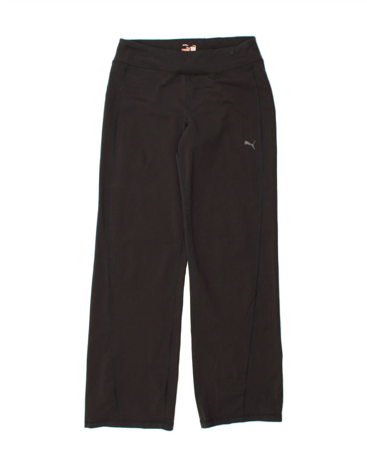 PUMA Womens Tracksuit Trousers UK 10 Small Black Polyester Vintage Puma and Second-Hand Puma from Messina Hembry 