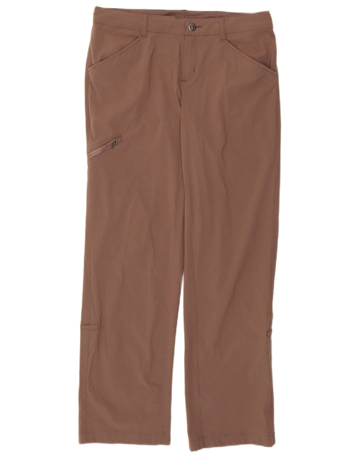 Patagonia Womens Cargo Trousers US 8 Medium W30 L29 Brown Polyamide