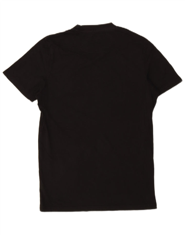 Jack & Jones Mens T-Shirt Top Small Black Cotton