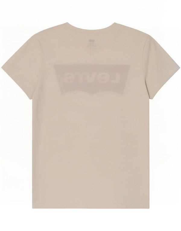 Levi's Womens Graphic T-Shirt Top UK 10 Small White Cotton