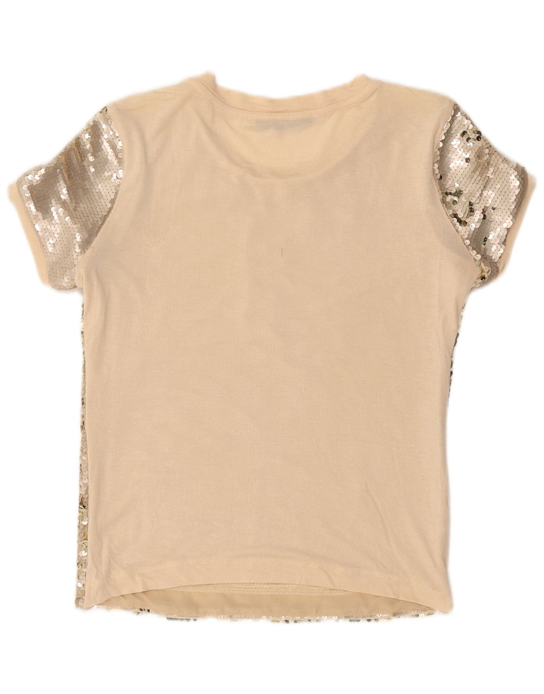 Guess Womens Sequin Blouse Top UK 10 Small Beige
