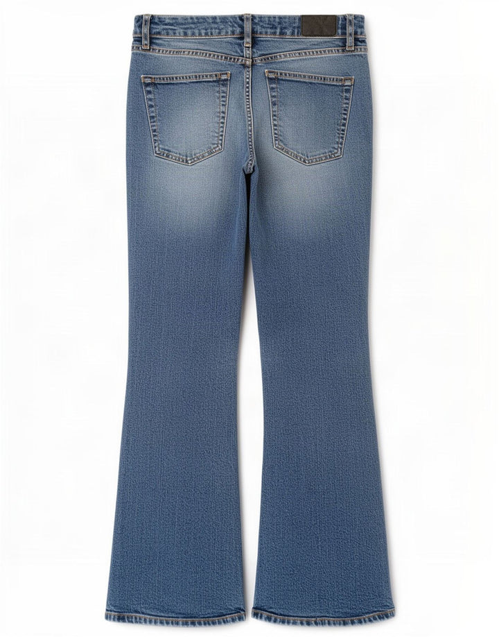 Superdry Womens Flared Jeans W28 L30 Blue