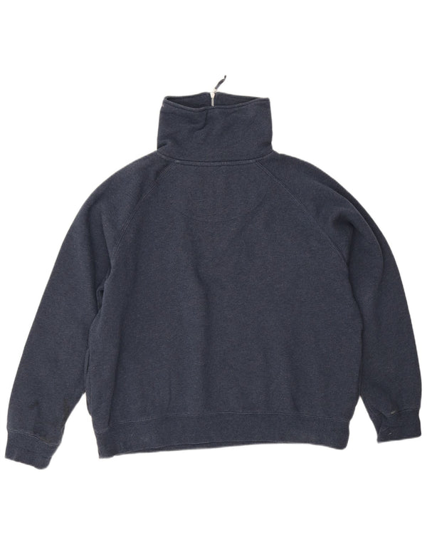 Crew Clothing Womens Oversized Sweatshirt Jumper UK 14 Large Navy Blue