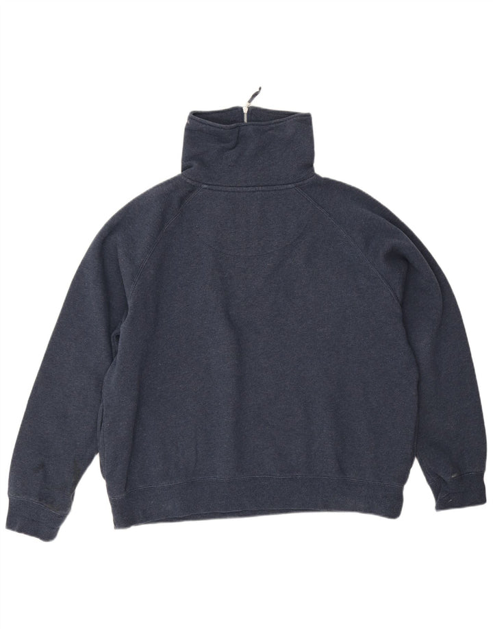 Crew Clothing Womens Oversized Sweatshirt Jumper UK 14 Large Navy Blue