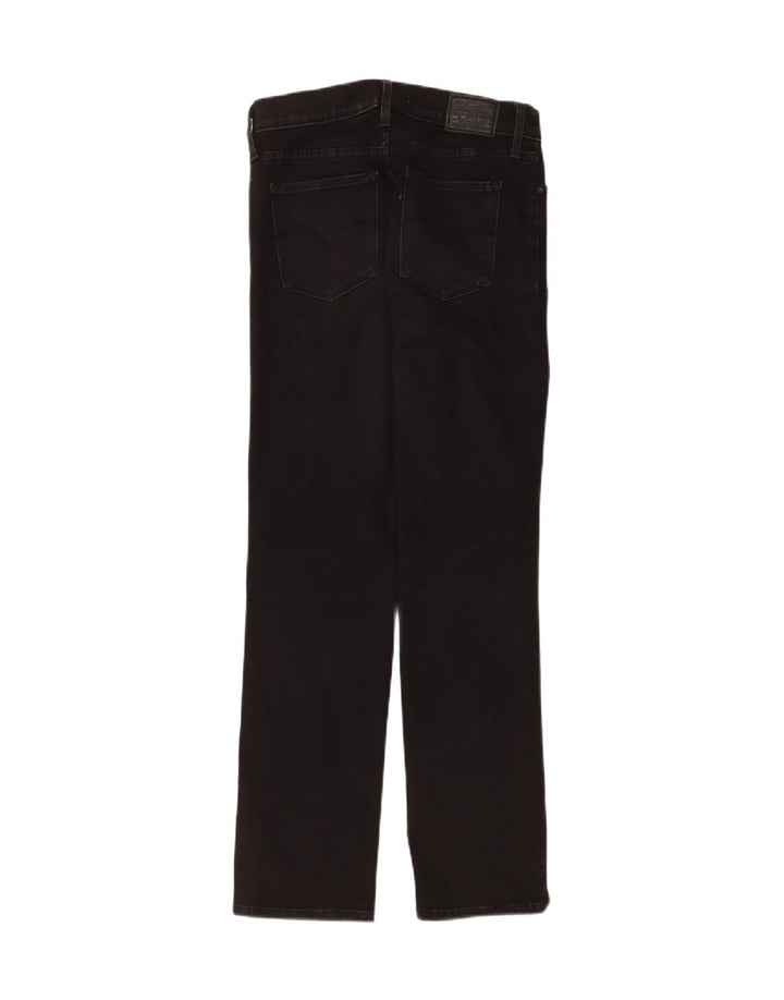 Levi's Womens 314 Shaping Straight Jeans W27 L30 Black