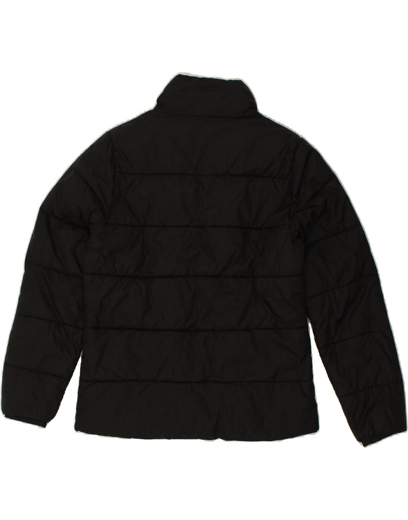KAPPA Womens Padded Jacket UK 16 Large Black Polyester | Vintage Kappa | Thrift | Second-Hand Kappa | Used Clothing | Messina Hembry 