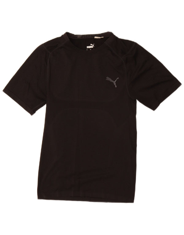 Puma Mens T-Shirt Top Small Black