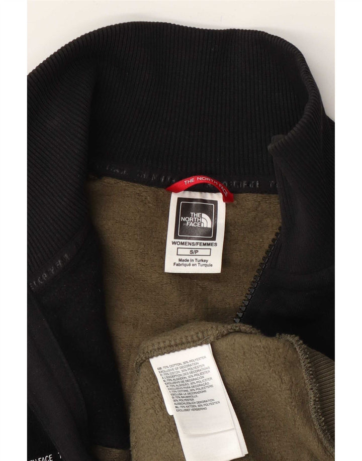 The North Face Womens Oversized Sweatshirt Jumper UK 10 Small Khaki