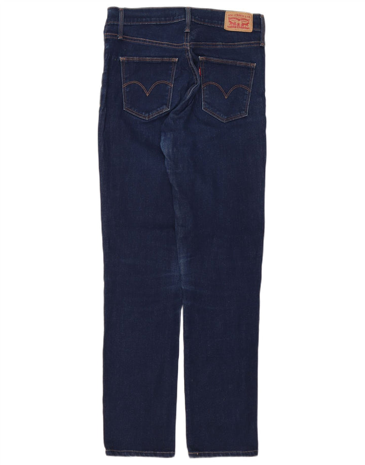 LEVI'S Womens Slimming Slim Jeans W28 L30  Blue Cotton