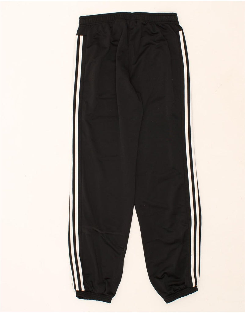 ADIDAS Boys Graphic Tracksuit Trousers Joggers 15-16 Years Black Polyester | Vintage Adidas | Thrift | Second-Hand Adidas | Used Clothing | Messina Hembry 