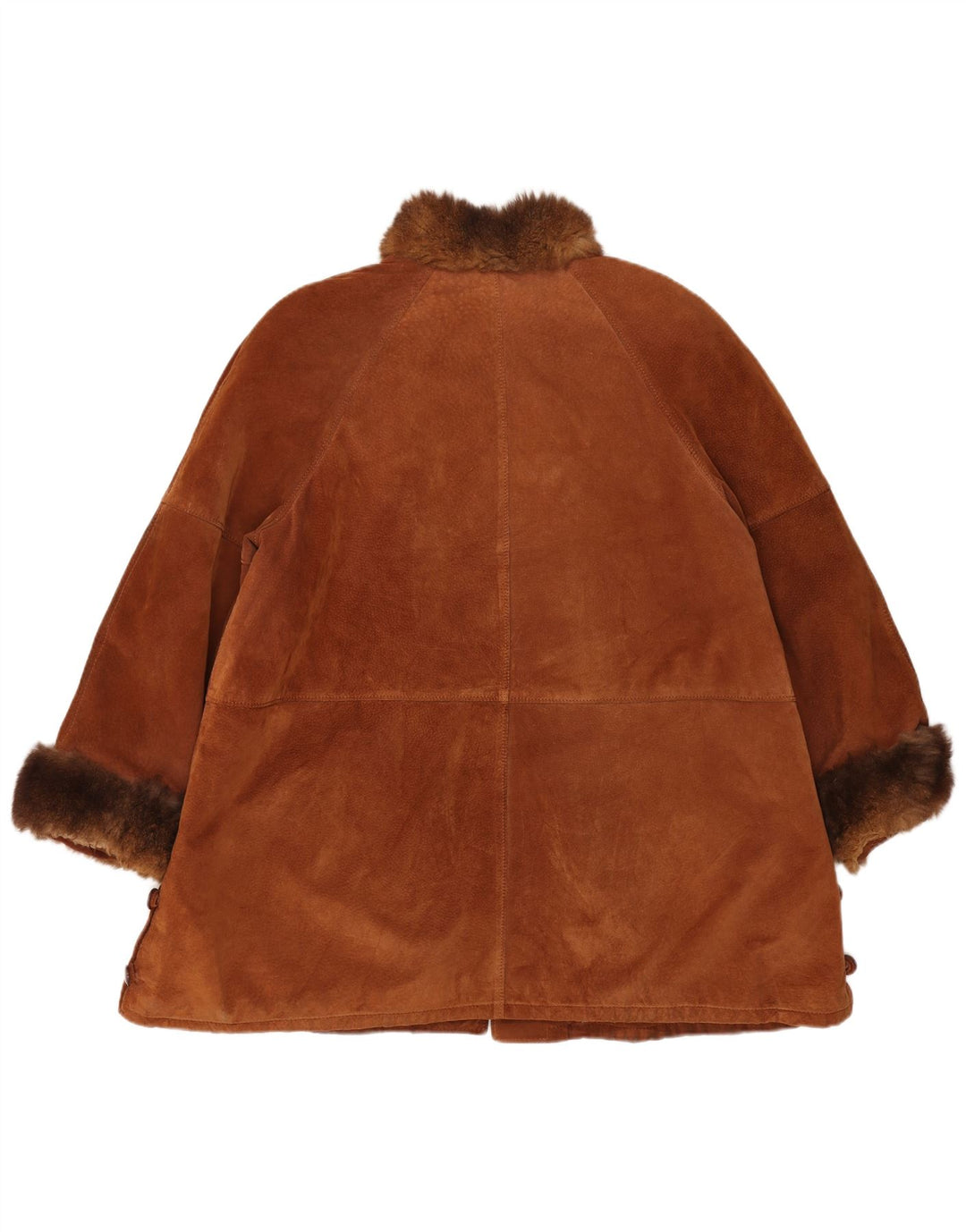 Pascucci Womens Suede Overcoat EU 44 XL Brown