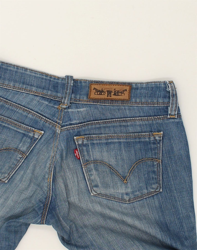 LEVI'S Womens Straight Jeans W28 L29 Blue Cotton | Vintage Levi's | Thrift | Second-Hand Levi's | Used Clothing | Messina Hembry 