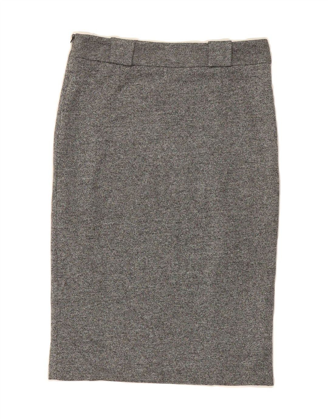 LAURA ASHLEY Womens Straight Skirt UK 12 Medium W32 Grey Polyester Vintage Laura Ashley and Second-Hand Laura Ashley from Messina Hembry 