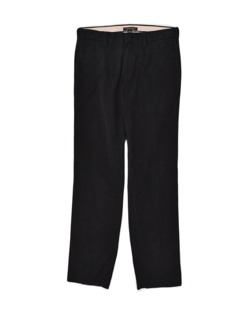 BANANA REPUBLIC Womens Emerson Straight Chino Trousers W31 L32  Black | Vintage Banana Republic | Thrift | Second-Hand Banana Republic | Used Clothing | Messina Hembry 