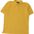 Kappa Mens Polo Shirt Large Yellow Cotton