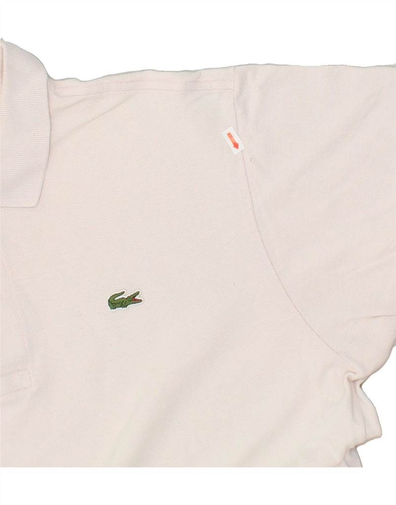 LACOSTE Mens Polo Shirt Size 6 XL Off White Cotton Vintage Lacoste and Second-Hand Lacoste from Messina Hembry 