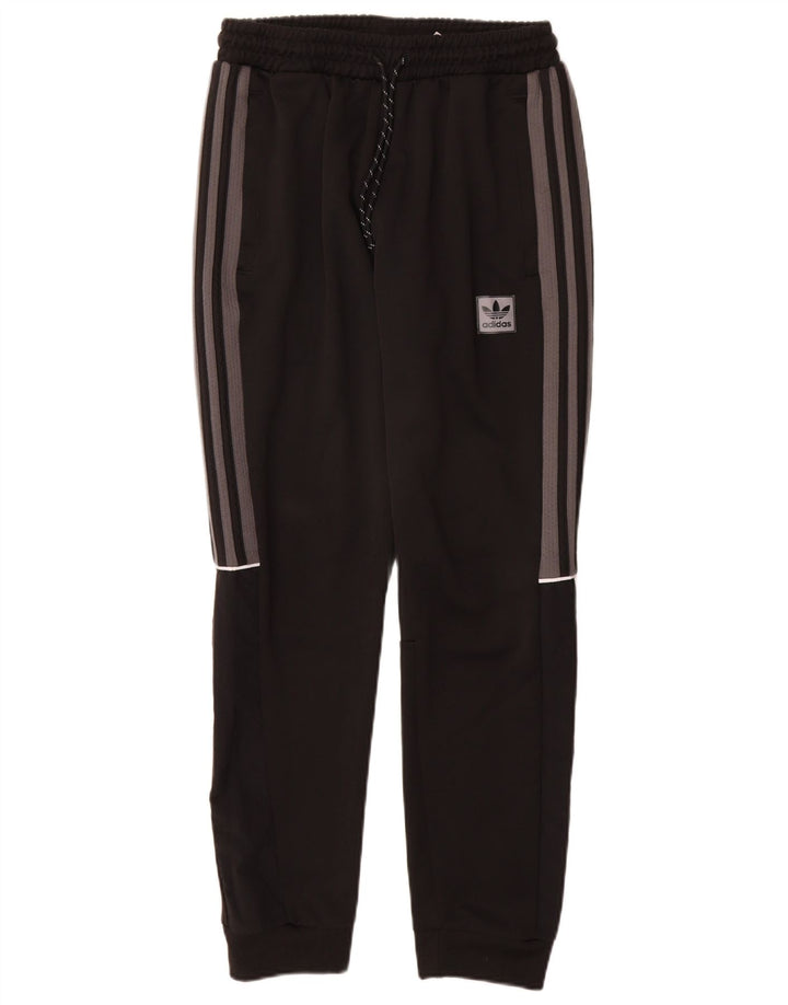 Adidas Mens Tracksuit Trousers Joggers Medium  Black Polyester