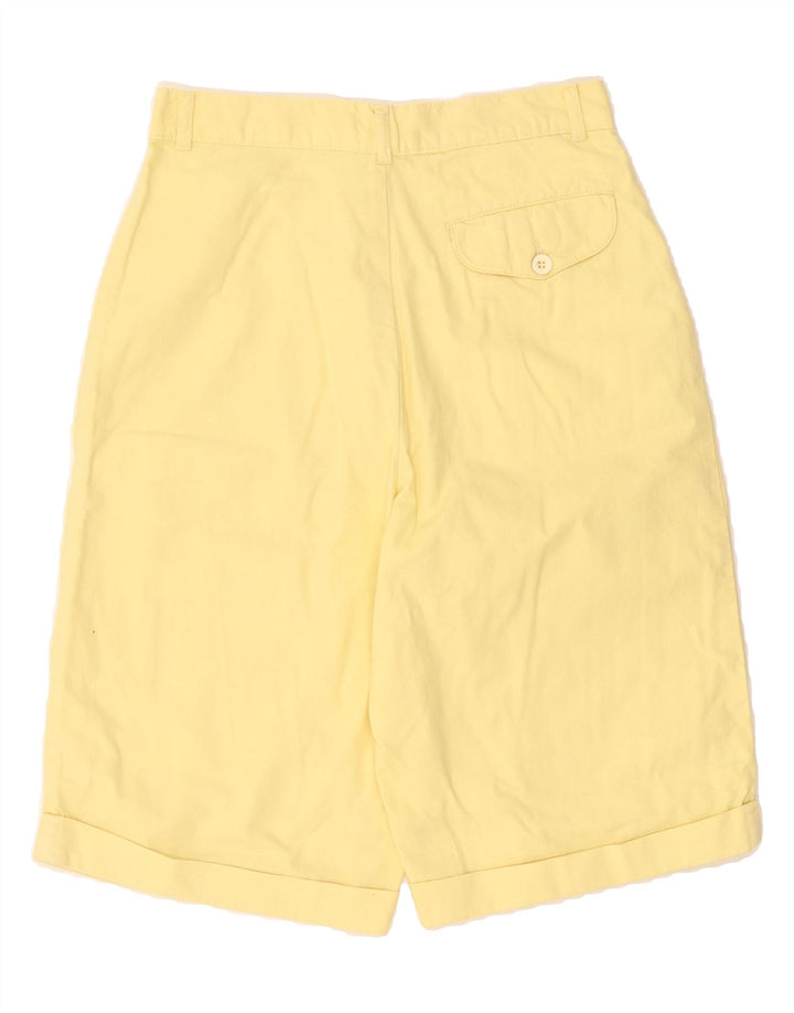 BENETTON Mens Pegged Chino Shorts W28 Small Yellow Cotton Vintage Benetton and Second-Hand Benetton from Messina Hembry 