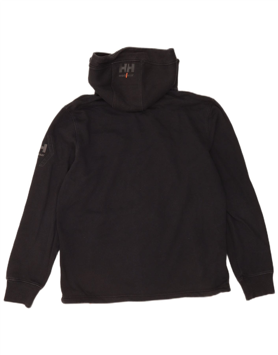 Helly Hansen Mens Graphic Zip Hoodie Sweater Large Black Cotton