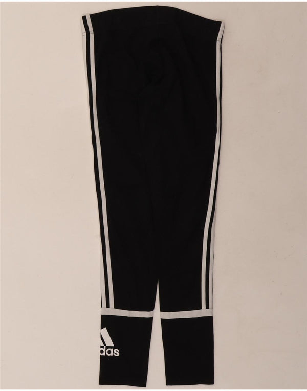 Adidas Womens Graphic Leggings UK 12/14 Medium Black
