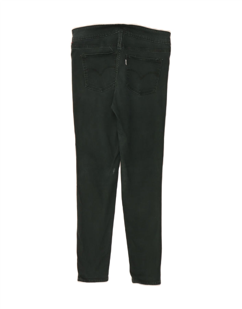 LEVI'S Womens Skinny Casual Trousers W29 L28 Green Cotton Vintage Levi's and Second-Hand Levi's from Messina Hembry 