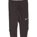 Nike Womens Dri Fit Leggings UK 14 Medium Black Polyester Sports