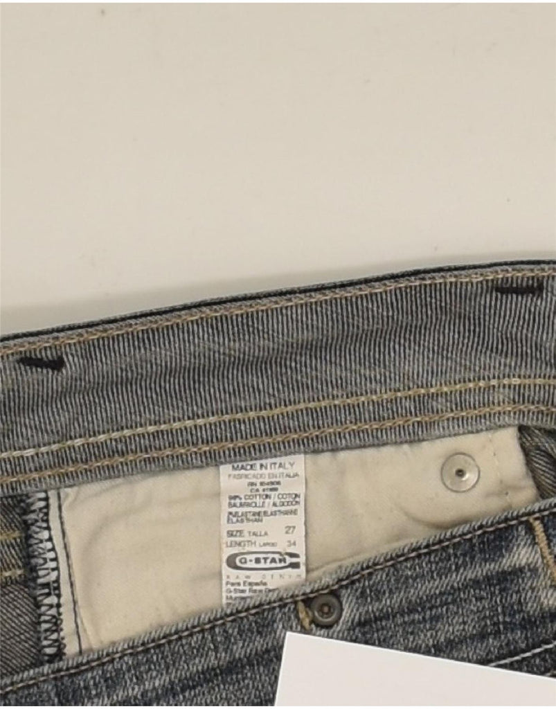 G-STAR Womens Straight Jeans W27 L31  Blue Cotton | Vintage G-Star | Thrift | Second-Hand G-Star | Used Clothing | Messina Hembry 