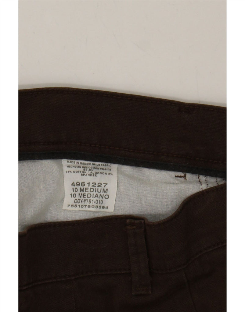 LEE Womens Relaxed Fit Straight Casual Trousers US 10 Large W32 L30 Brown Vintage Lee and Second-Hand Lee from Messina Hembry 