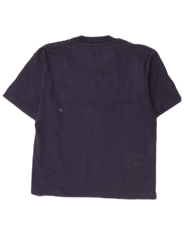 Champion Mens T-Shirt Top Small Navy Blue