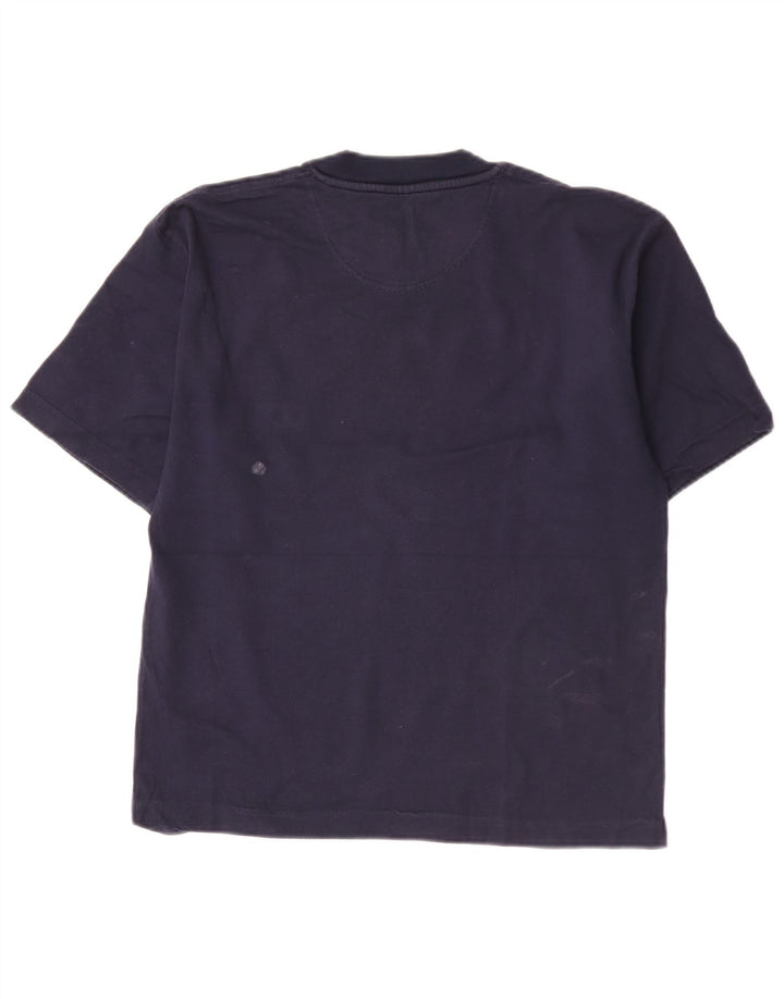 Champion Mens T-Shirt Top Small Navy Blue