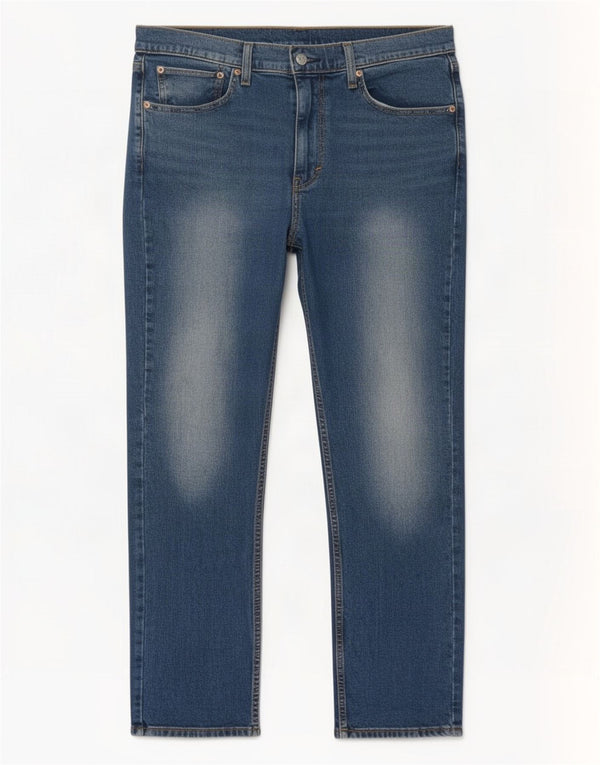 Levi's Mens 514 Straight Jeans W36 L32 Blue Cotton