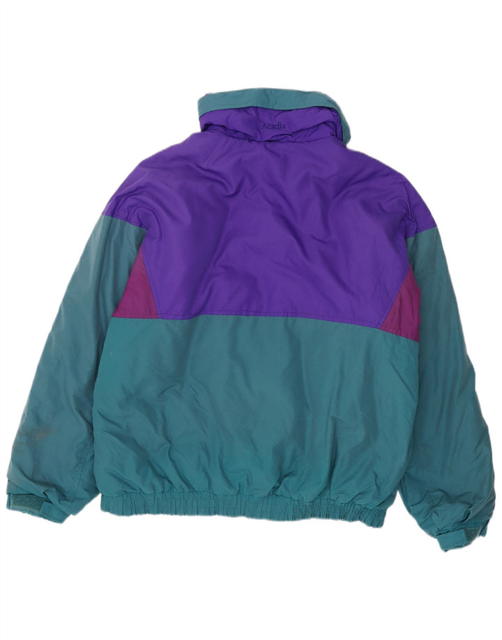 Columbia Mens Hooded Ski Jacket UK 40 Large Multicoloured Colourblock