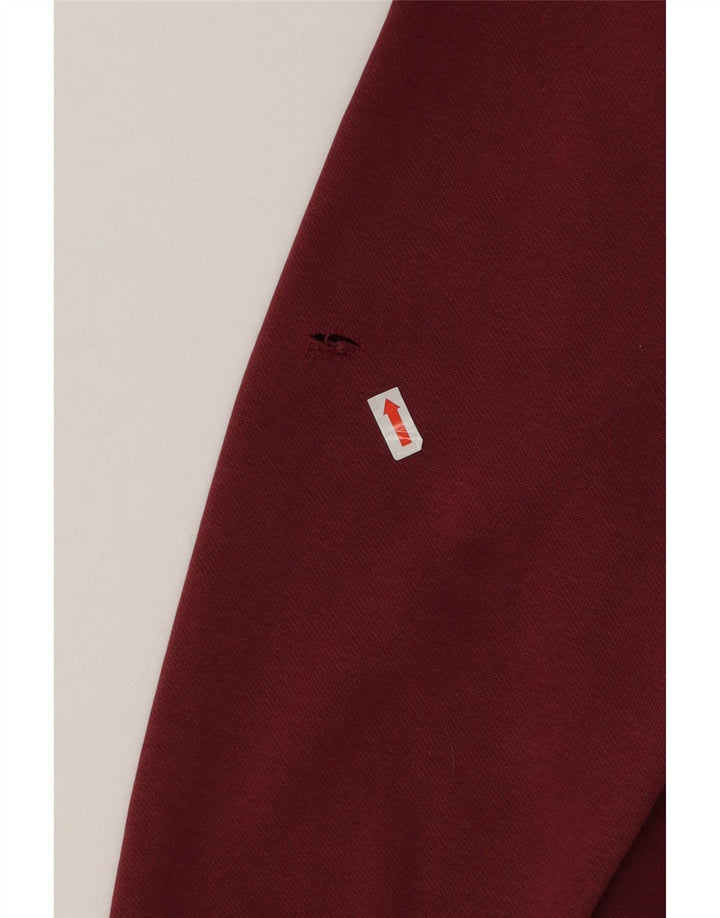 Puma Mens Graphic Hoodie Jumper Medium Burgundy