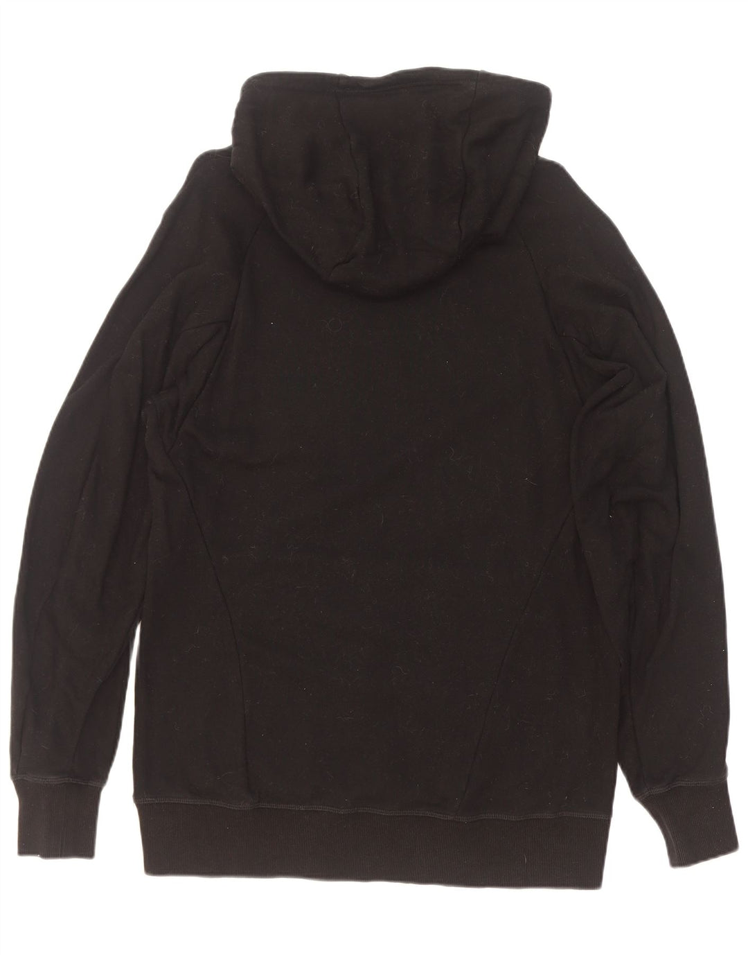 Adidas Mens Hoodie Jumper Medium Black Cotton