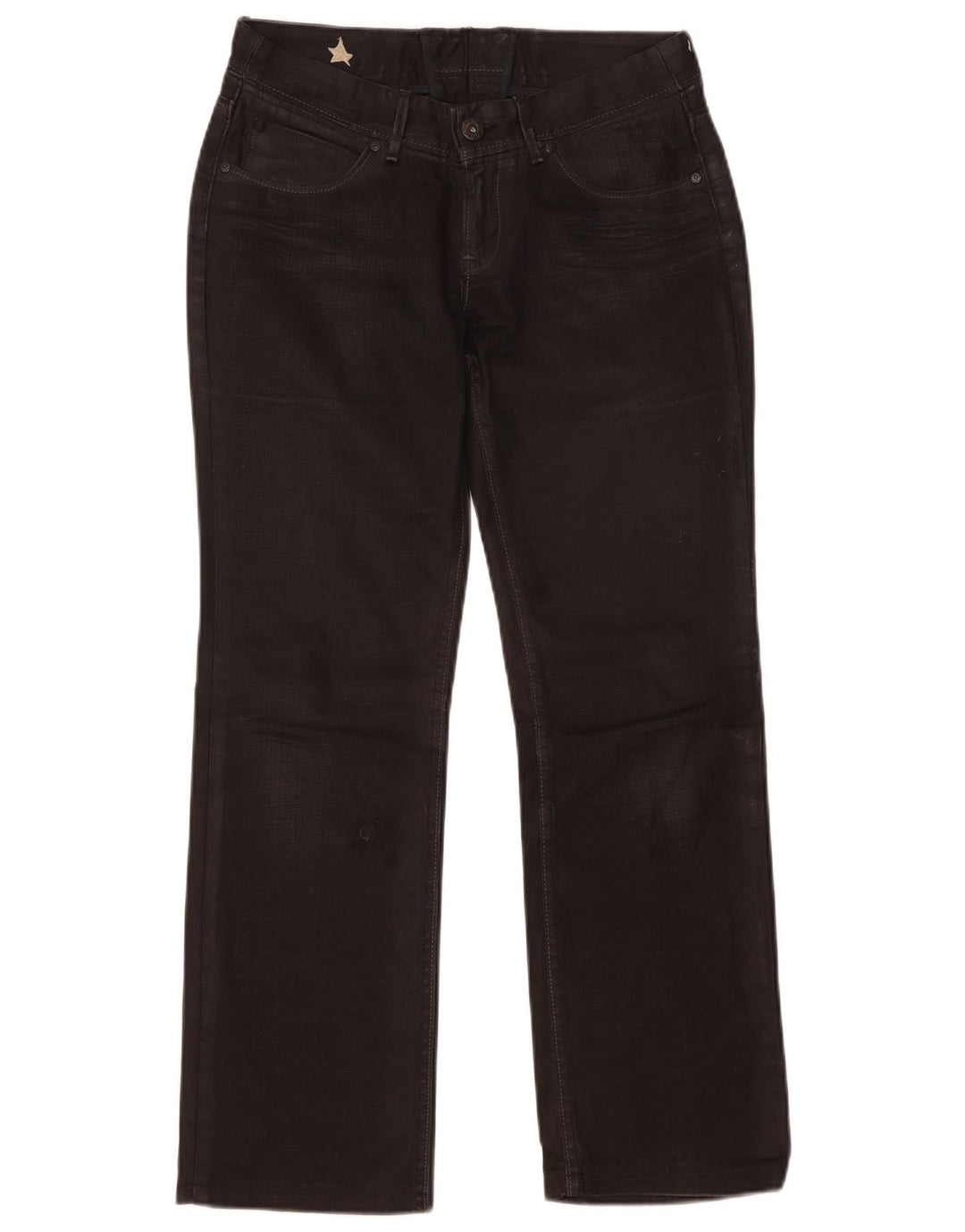 Levi's Mens Straight Jeans W29 L32 Black Cotton