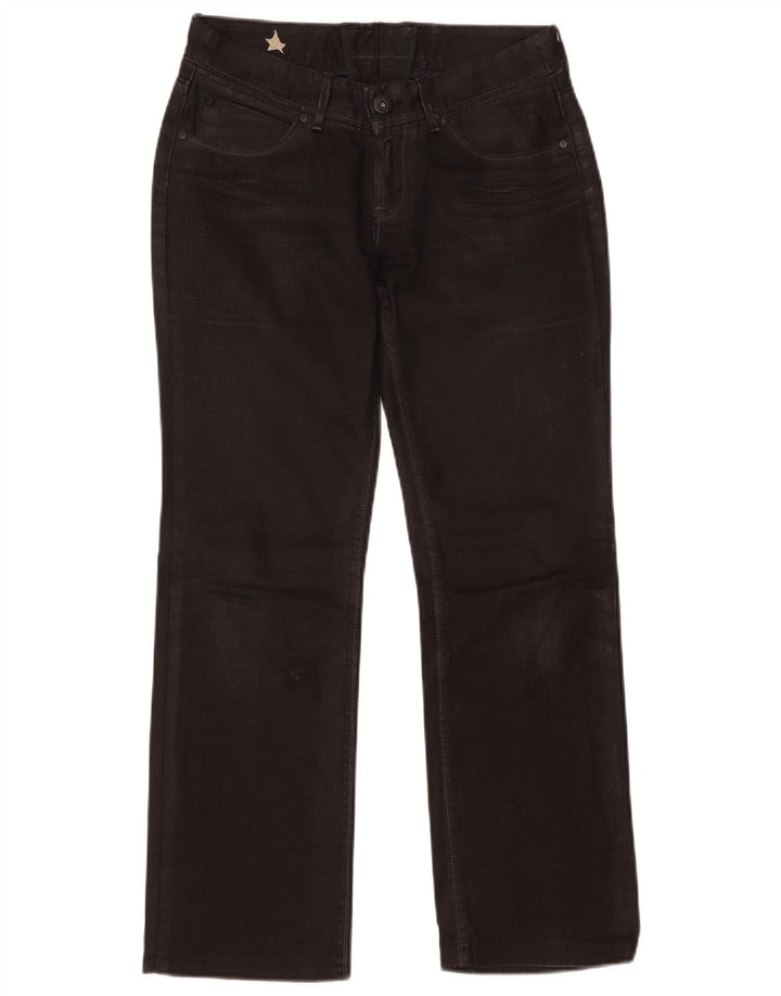 Levi's Mens Straight Jeans W29 L32 Black Cotton