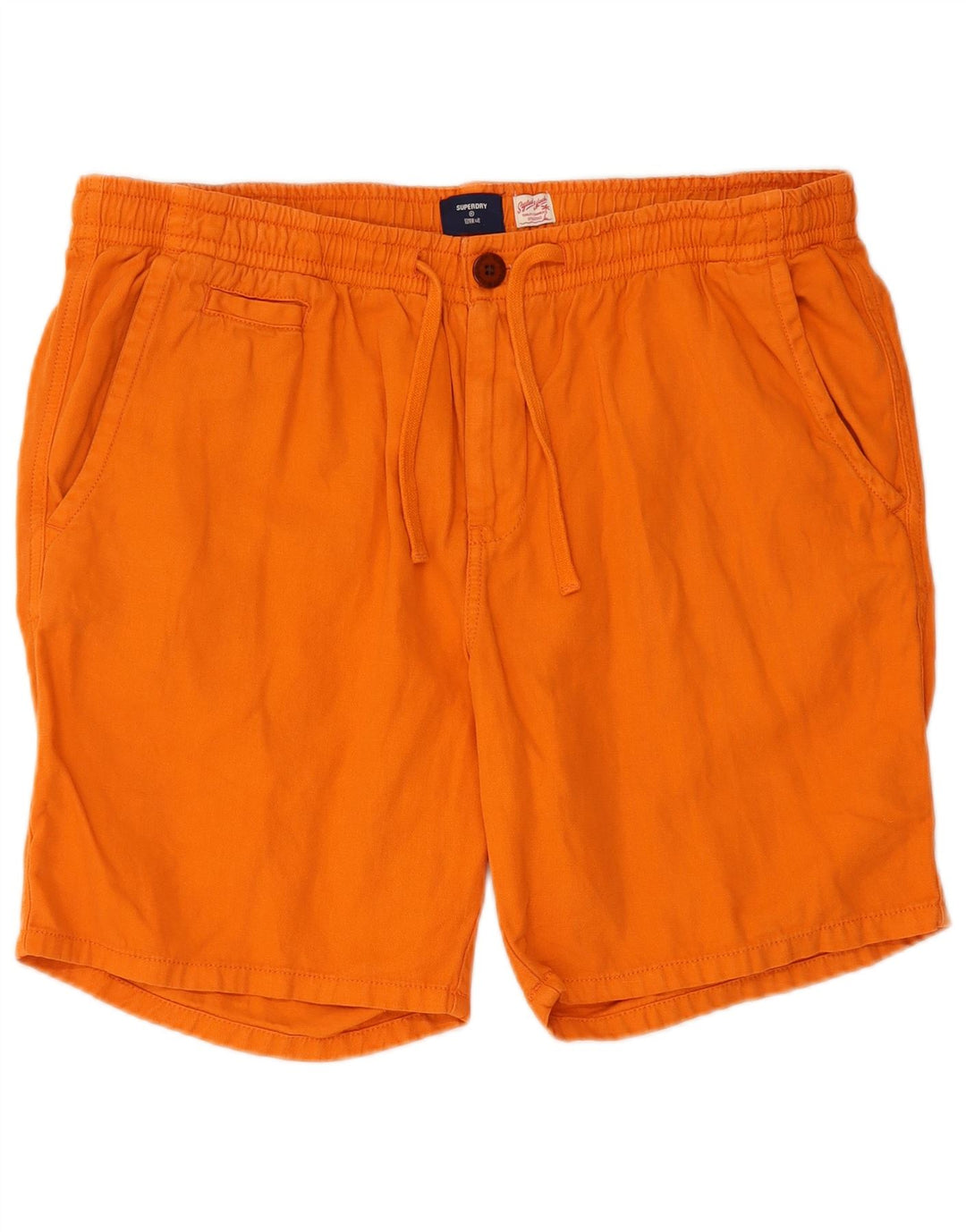 SUPERDRY Mens Casual Shorts XL W38 Orange Cotton