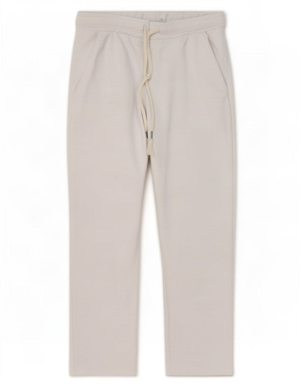 Zara Womens Tracksuit Trousers UK 10 Small White