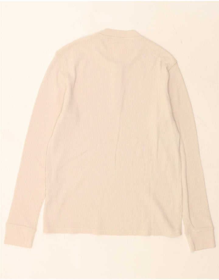 Levi's Mens Standard Top Long Sleeve Medium Beige Cotton