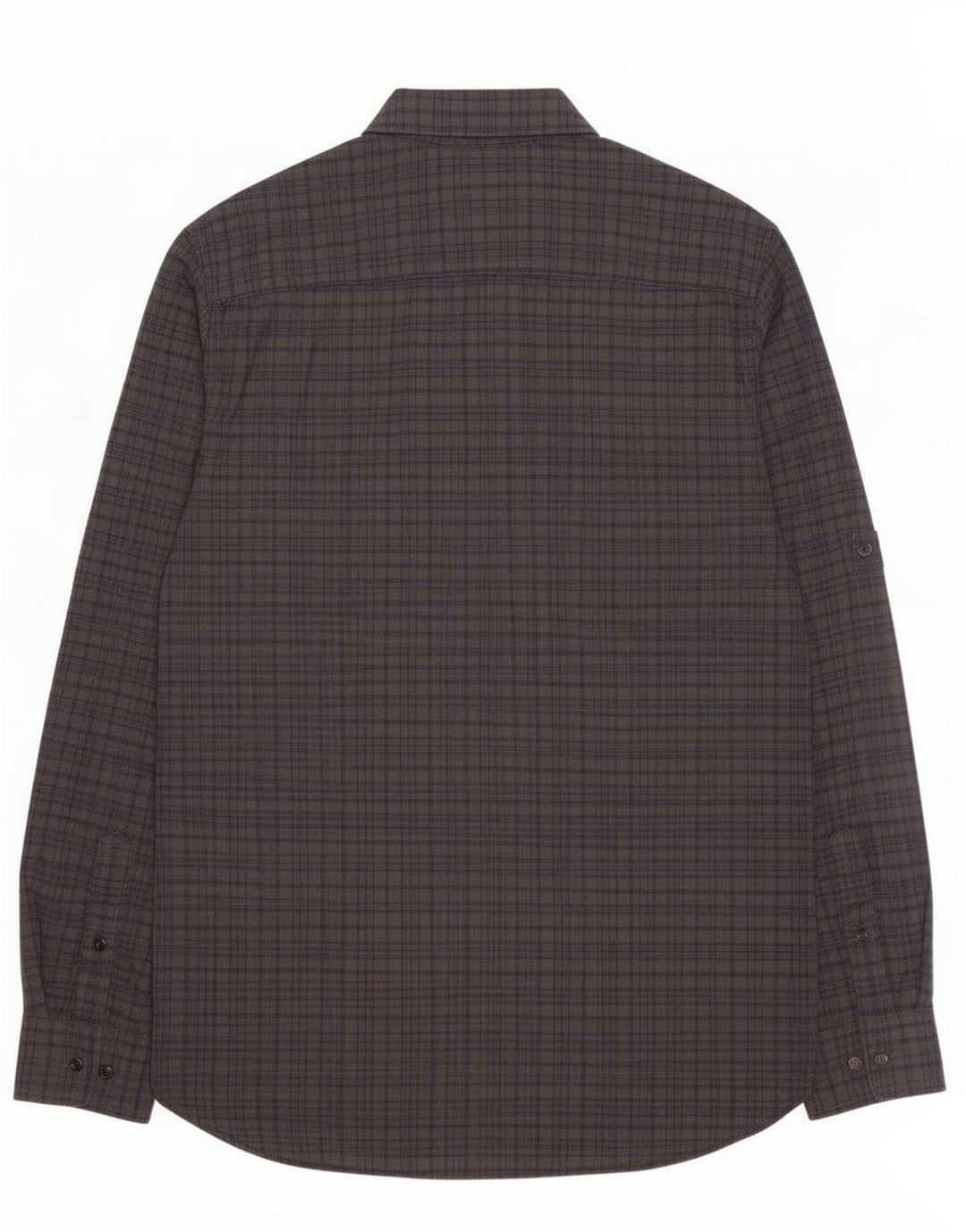 Tommy Hilfiger Mens Custom Fit Shirt Large Grey Check Cotton