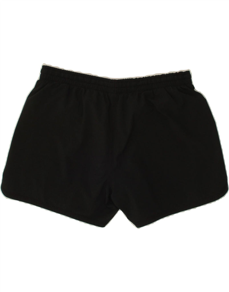 NIKE Womens Sport Shorts UK 12/14 Medium  Black Polyester Vintage Nike and Second-Hand Nike from Messina Hembry 