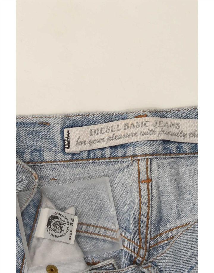 Diesel Mens Denim Shorts W34 Large Blue Cotton