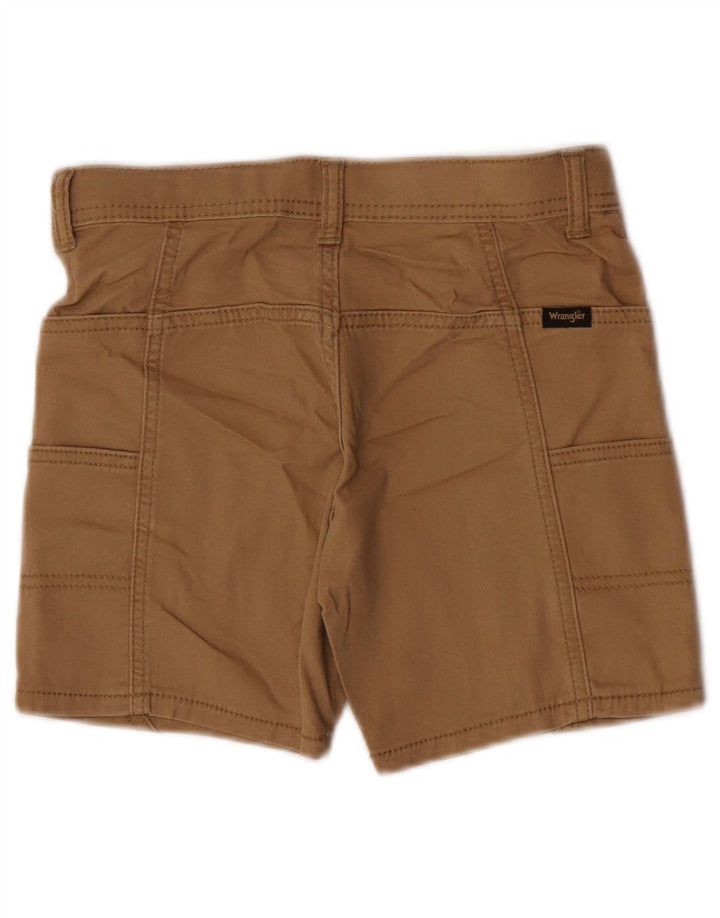 Wrangler Boys Classic Cargo Shorts 7-8 Years W24 Brown Cotton