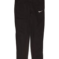 NIKE Womens Tracksuit Trousers UK 14 Medium Black Colourblock Polyester