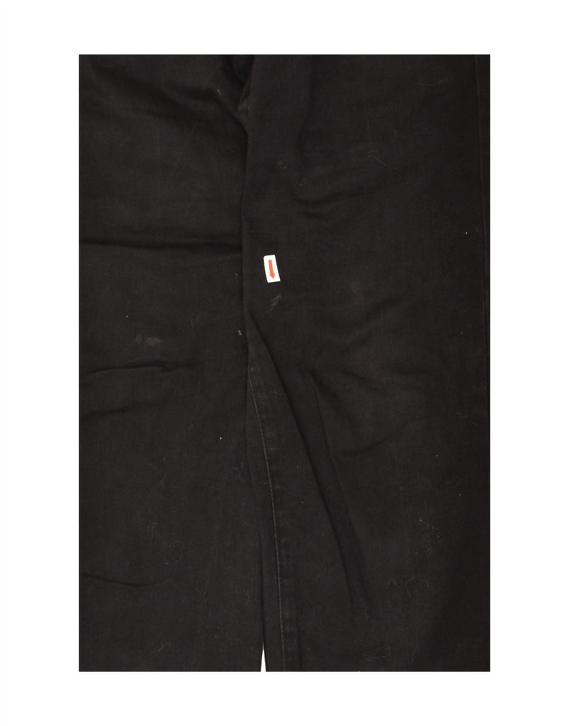 LEVI'S Womens Slimming Straight Jeans W32 L23  Black Cotton | Vintage Levi's | Thrift | Second-Hand Levi's | Used Clothing | Messina Hembry 