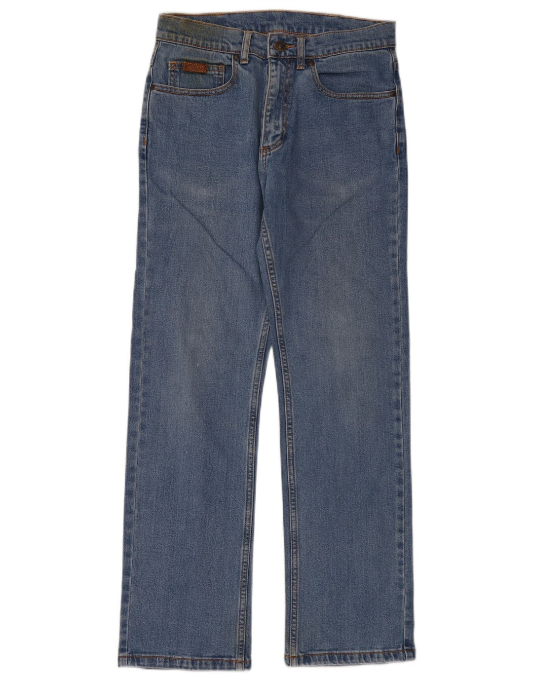 Farah Mens Straight Jeans W30 L32 Blue Cotton