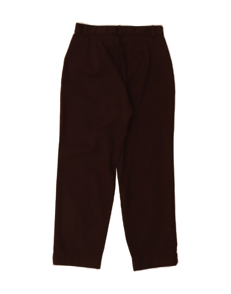 DOCKERS Womens Straight Cropped Trousers W26 L24 Brown Vintage Dockers and Second-Hand Dockers from Messina Hembry 