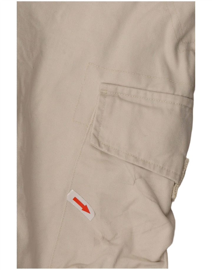 Izod Mens Cargo Shorts W40 XL Beige Cotton