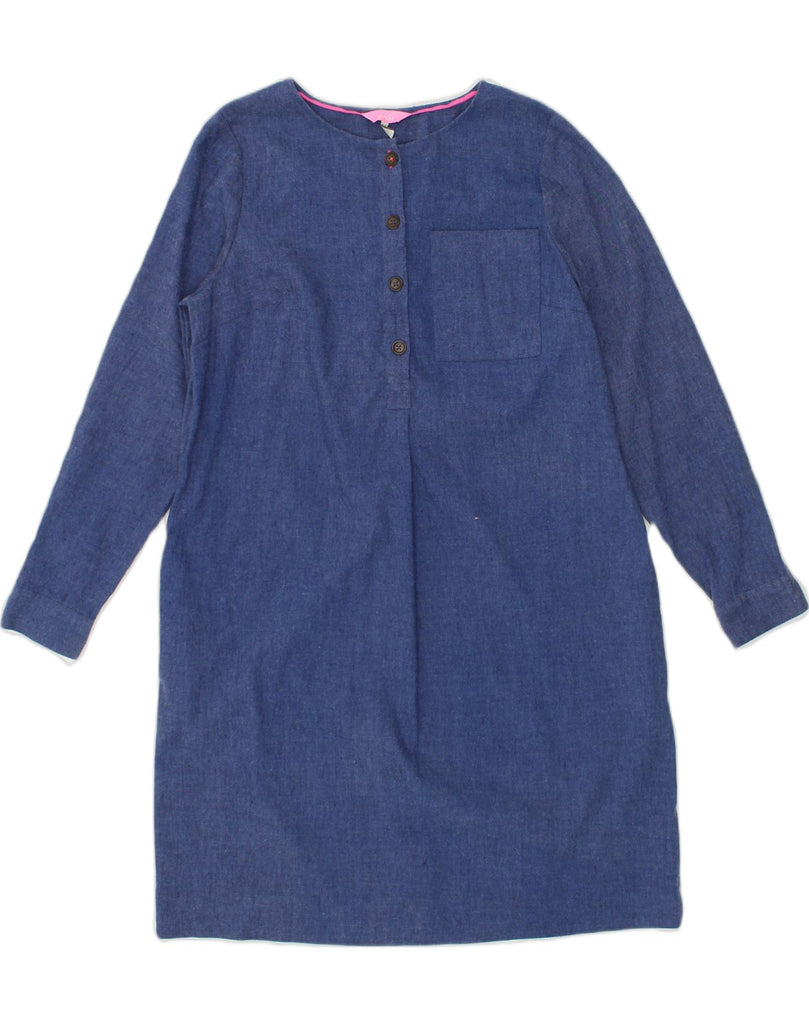 JOULES Womens Shift Dress UK 12 Medium Blue Cotton | Vintage Joules | Thrift | Second-Hand Joules | Used Clothing | Messina Hembry 